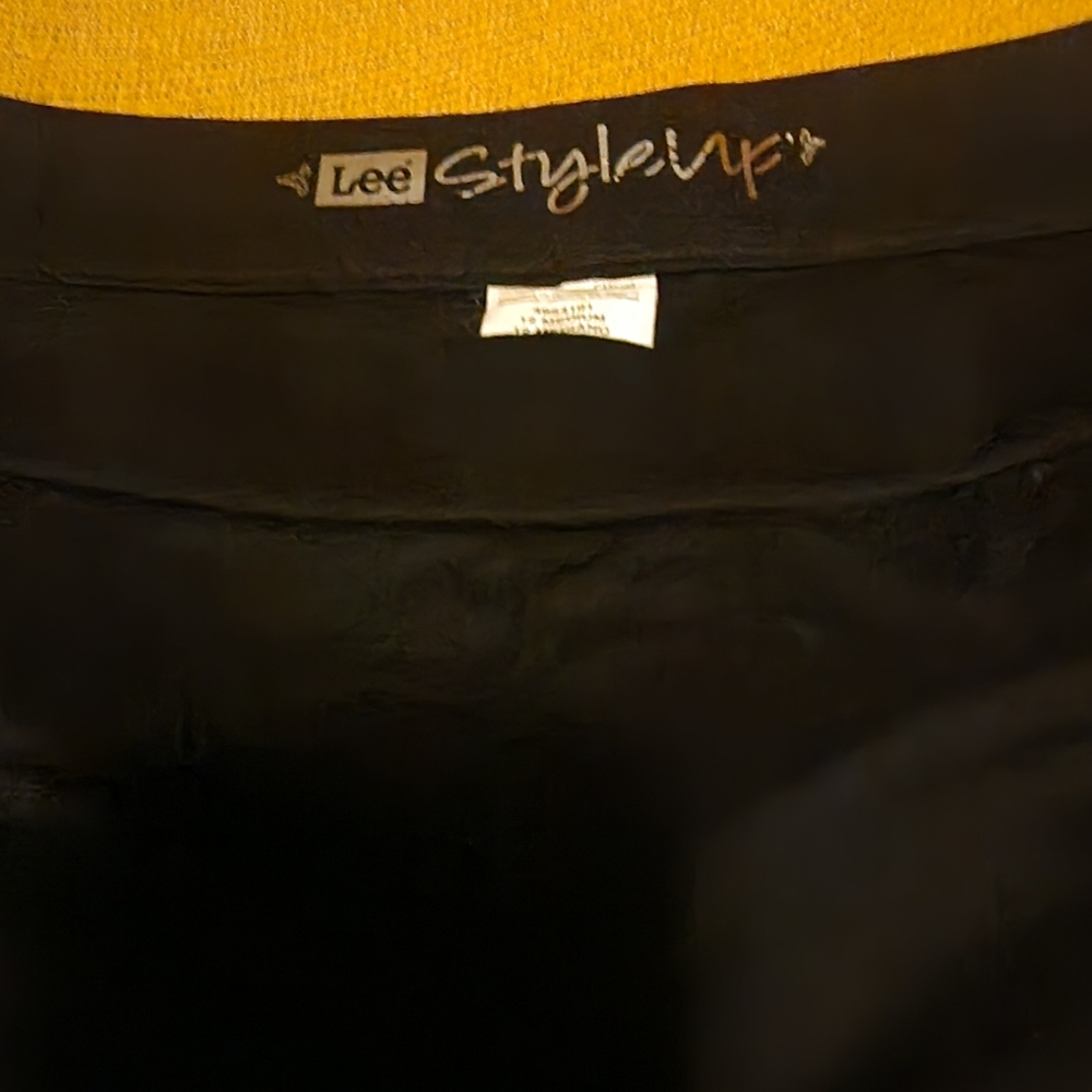 Lee Midnight Black Jeans dress pant